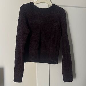 Altar'd State Rich Plum Crew Neck Sweater